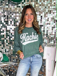 Green Corded Hachie Pullover PREORDER
