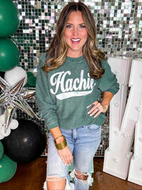 Green Corded Hachie Pullover PREORDER
