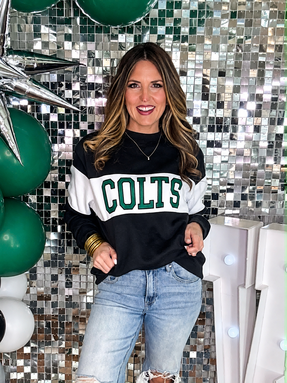 Colts Striped Pullover PREORDER