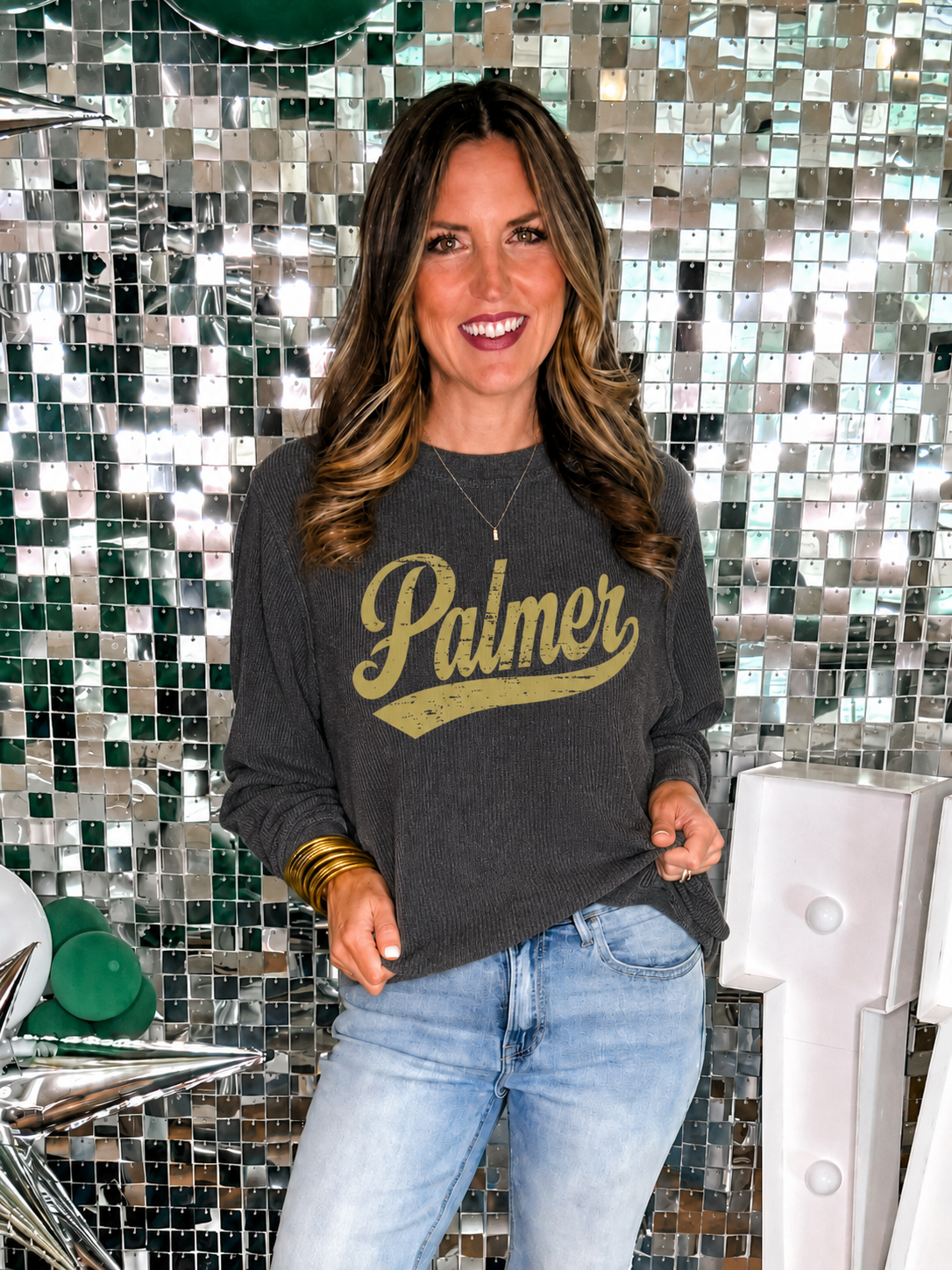 Black Palmer Corded Pullover PREORDER