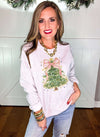 Preppy Christmas Tree Sweatshirt