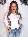 Nutcracker Sequin Long Sleeve Sweater
