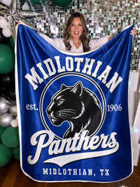 Midlothian Panthers Sherpa Blanket