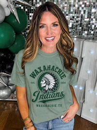 Waxahachie Indians Established Comfort Colors T-Shirt