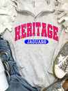 Heritage Jaguars Quarter Zip Pullover PREORDER