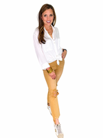 Vintage High Rise Distressed Flare Jeans