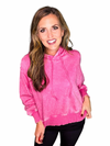 Acid Wash Fleece Hoodie