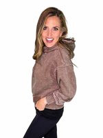 Acid Wash Fleece Hoodie