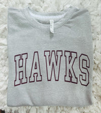 Hawks Elbow Patch Pullover
