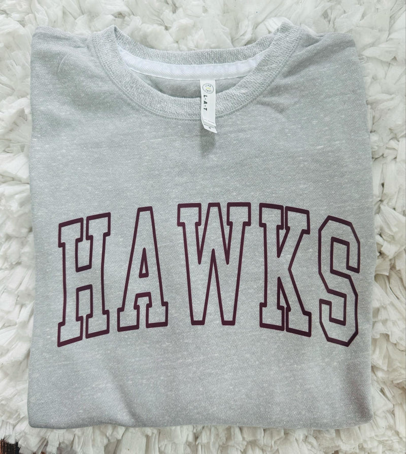 Hawks Elbow Patch Pullover