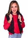 Cropped Puffer Vest