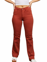 Judy Blue Terracotta Mid Rise Slim Bootcut Jeans