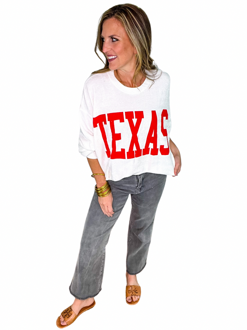 French Terry Texas Pullover