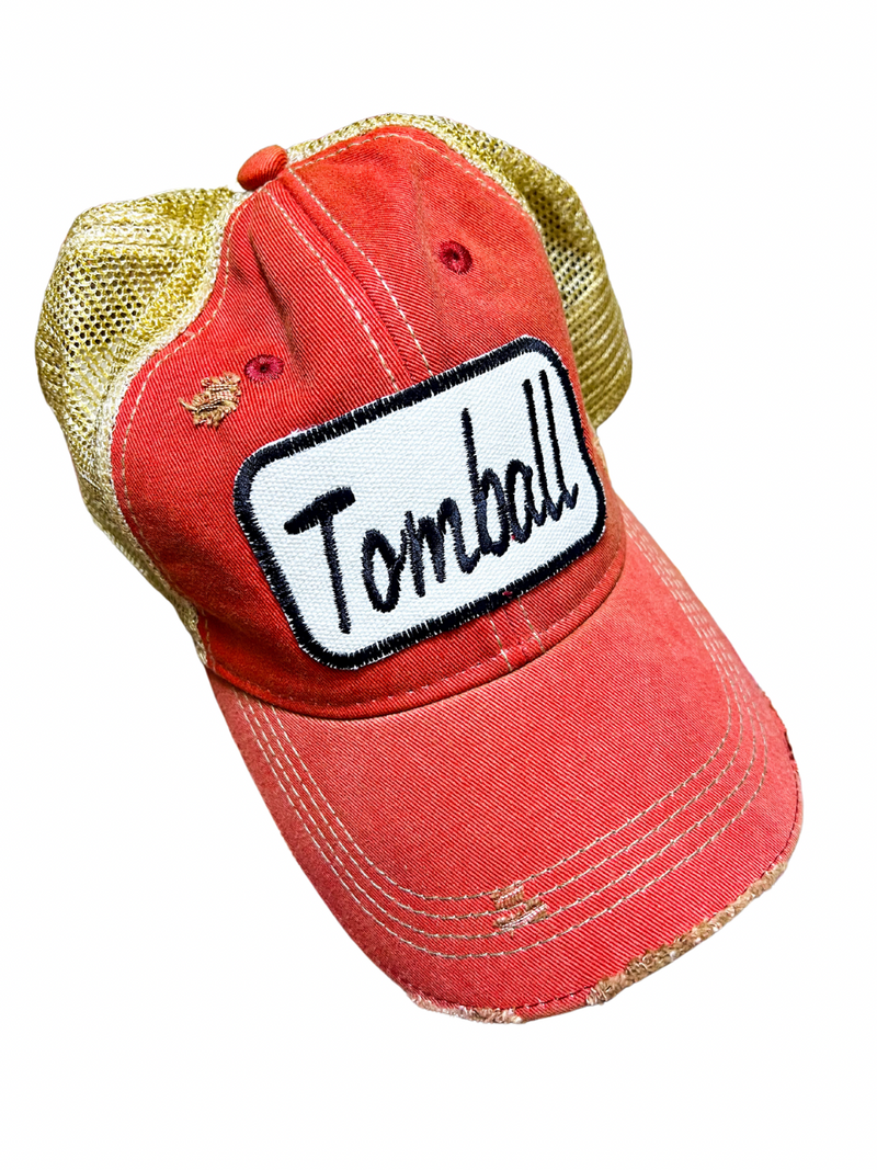 TOMBALL Vintage Distressed Hat