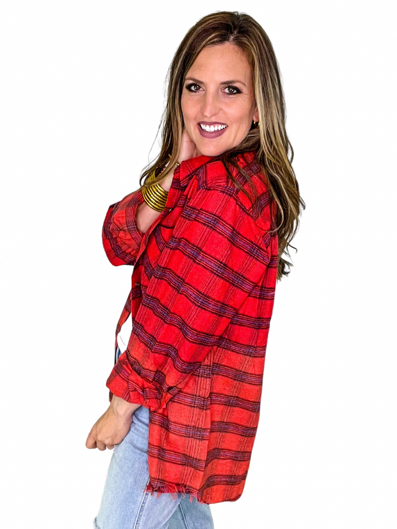 Vintage Plaid Faded Shirt