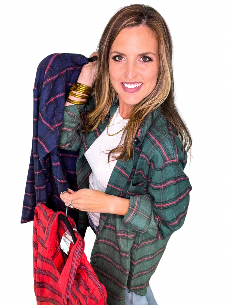 Vintage Plaid Faded Shirt