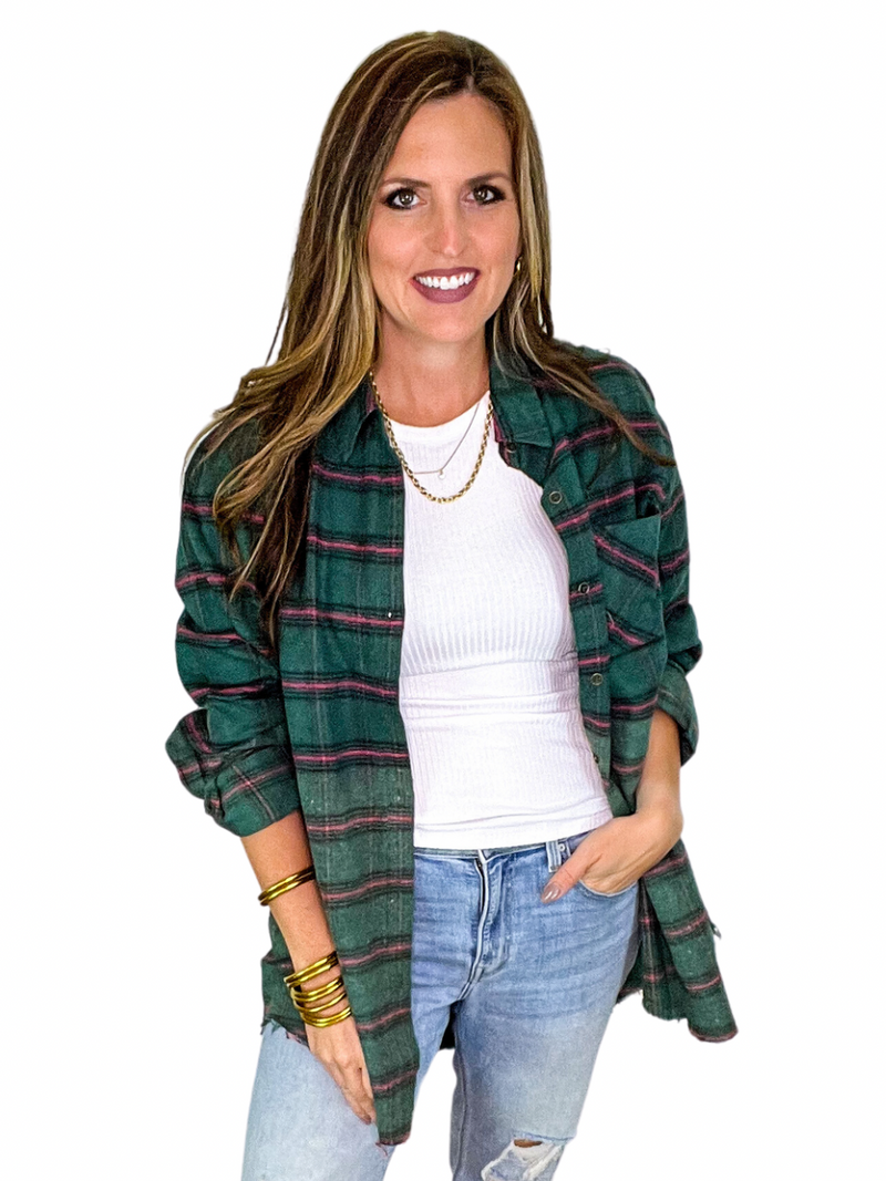 Vintage Plaid Faded Shirt