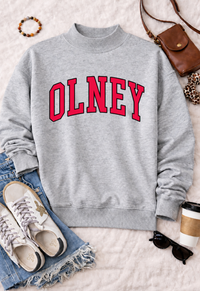 OLNEY Mock Neck Pullover in Ash Gray PREORDER