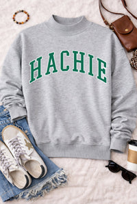 HACHIE Mock Neck Pullover in Ash Gray PREORDER