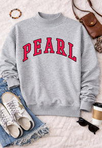 PEARL Mock Neck Pullover in Ash Gray PREORDER