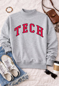 TECH Mock Neck Pullover in Ash Gray PREORDER