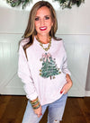 Oh Come Let Us Adore Him Christmas Tree Sweatshirt