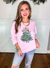 Oh Come Let Us Adore Him Christmas Tree Sweatshirt