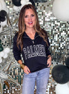BLACK PALMER Quarter Zip Pullover PREORDER