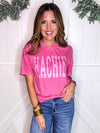 Pink Hachie Comfort Colors Tee