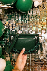 Clear Crossbody Stadium Bag with Chain