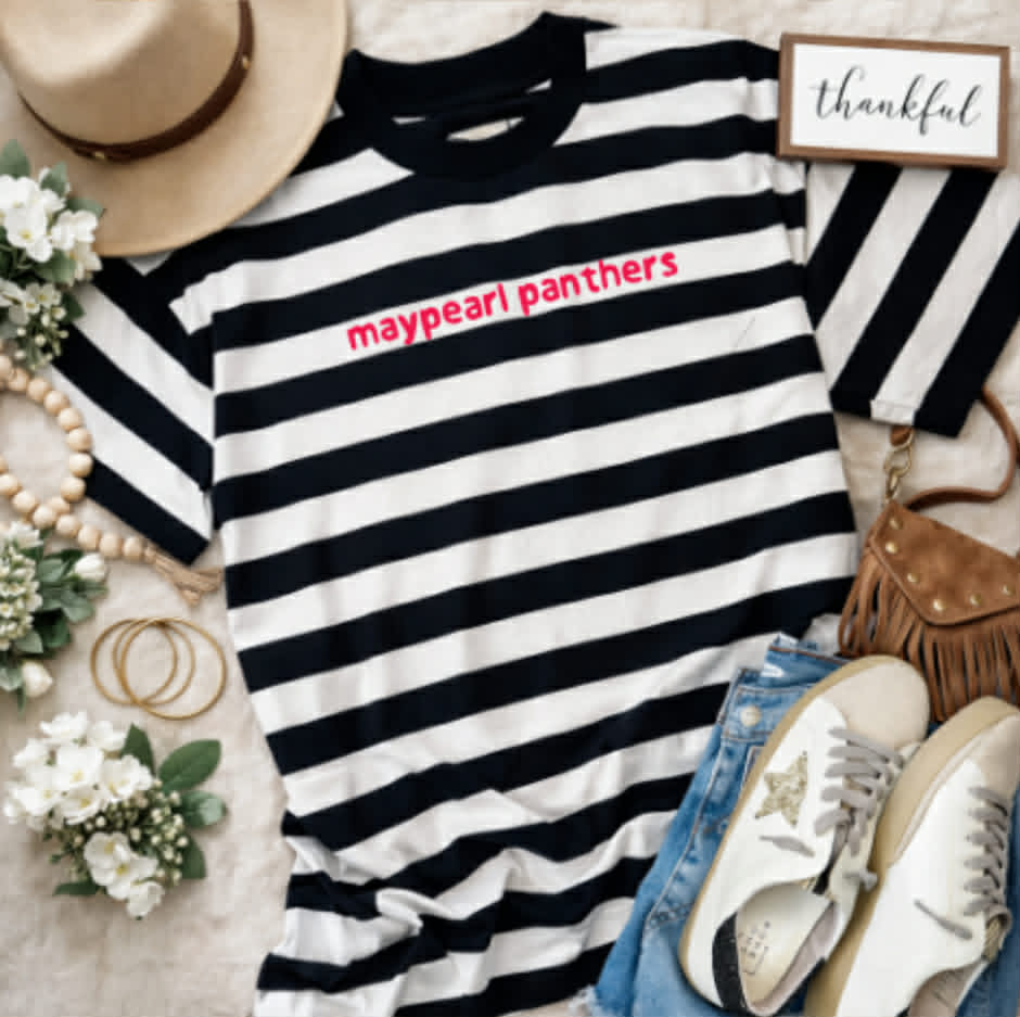 MAYPEARL Striped Spirit Tee PREORDER