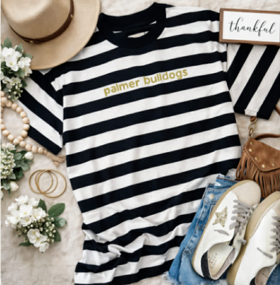 PALMER Striped Spirit Tee PREORDER