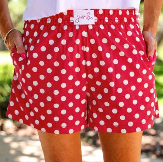 Red Polkadot Shorts PREORDER