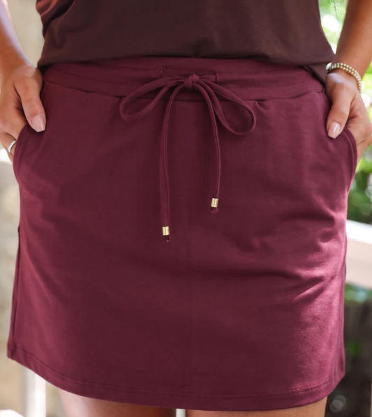 Jess Lea Maroon Skort