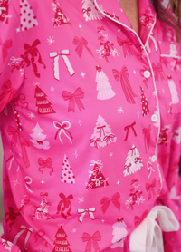 Jess Lea Pink and Red Pajama Set PREORDER