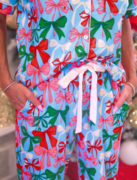 Jess Lea Christmas Bows Pajama Set PREORDER