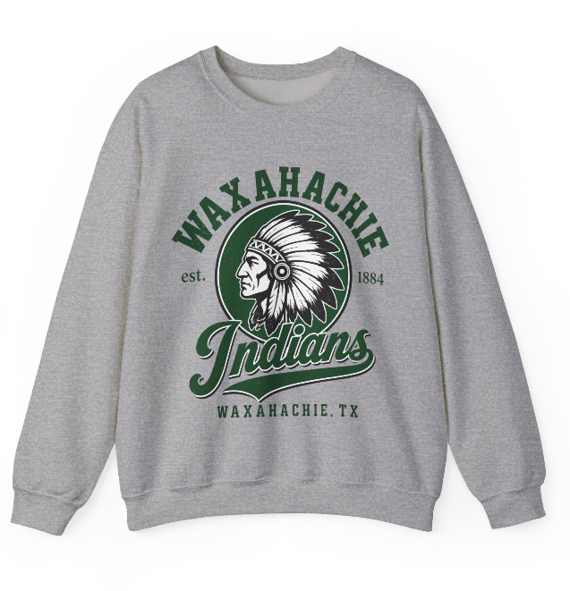 DISTRESSED WAXAHACHIE ESTABLISHED SWEATSHIRT