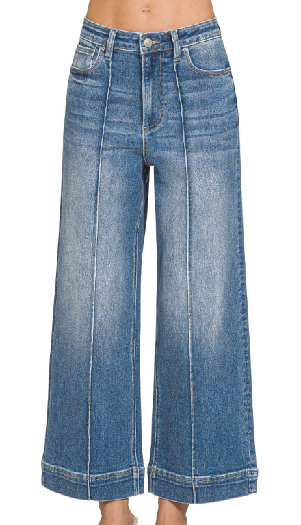 Zenana High Rise Wide Leg Jeans