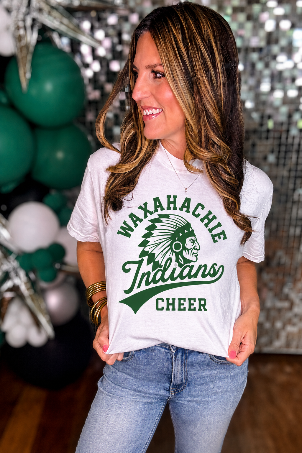 Waxahachie Indian Cheer Comfort Colors T-Shirt