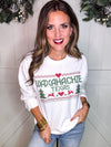 Waxahachie Texas Sweater Lettering Sweatshirt