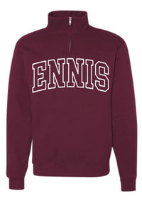 MAROON ENNIS Quarter Zip Pullover PREORDER