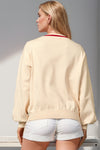 Sequin Nutcracker Bow Cardigan