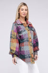 Multicolor Check Shirt Jacket