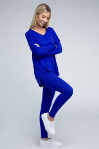 Brushed Microfiber Loungewear Set DEAL