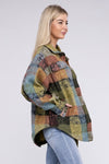 Multicolor Check Shirt Jacket