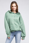 Elastic Hem Hoodie