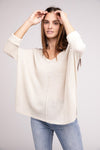 3/4 Length Textured Top