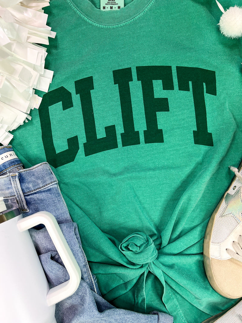 Clift Comfort Colors Short Sleeve T-Shirt in Green PREORDER