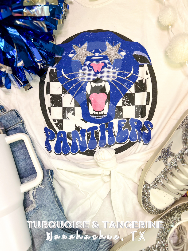 Panthers Mascot Short Sleeve T-Shirt