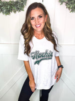 Hachie French Terry Side Slit Top